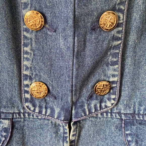 Carole Little Jean Double Breasted Jacket - Picture 2 of 7